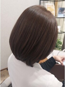 黒髪/クラゲヘアー/オリーブグレー/小顔/ココアベージュ/辻堂