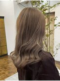 ブリーチなし×ミルクティーベージュ◎20代30代透明感カラー