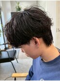 宇都宮メンズカットメンズパーマ波巻きスパイラルパーマツイスパ