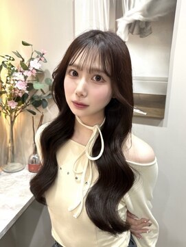 ラピス 大阪アメ村店(Lapis) 顔まわり/小顔に見えるカット/透明感カラー/ナチュラル