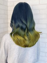ルノン フィージュ(LUNON fieju)&nbsp;黒髪クラゲヘアーオリーブグレー小顔ココアベージュ