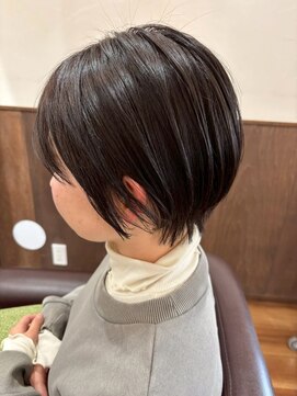 エメバイサワ(Aimer by sawa) 大人可愛いショートボブ/夏カラー/顔周りレイヤー/くびれヘア