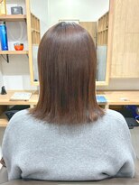 ロッカ(ROCCA)&nbsp;ココアベージュストレート仕上げの大人ボブ