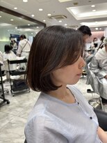 アピッシュ ギンザ(apish ginza) ボブパーマコテ巻き風パーマタンバルモリパーマワンカール
