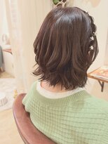 ミルト(MILD.)&nbsp;サイド編み込みアレンジ