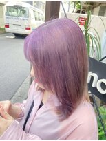 スタジオノブ(Studio nob) ハイトーンカラー/ピンクパープル/ケアブリーチ/ペールパープル