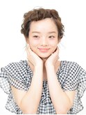 ダブるくるりんぱハーフアップ