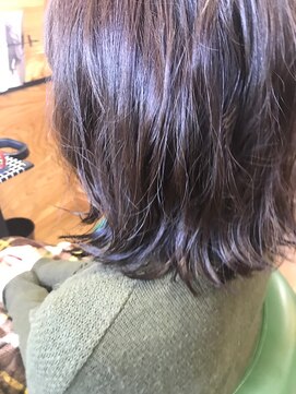 シャラ美容室 アッシュパープル