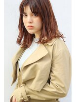 ネイヴィル(navile)&nbsp;オレンジベージュデザインカラー×ボブディ