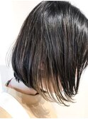 【ちっらと見えるオシャレ】インナーハイライト＋ボブ
