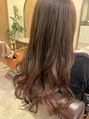 オーブ ヘアー ルーム 新潟店(AUBE HAIR room)&nbsp;ピンクベージュのインナーカラーナチュラルで可愛いです！
