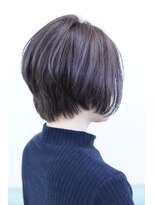 リッツヘアー 下川美容室(Rits hair)&nbsp;ハンサムショート／ナチュラルグレージュ
