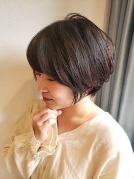 ロンドプロフィール 浦和(Lond profil) アッシュブラウンオフィスヘアネオウルフ外ハネボブ