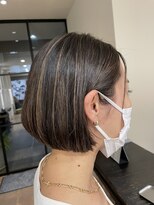 クローゼット 新宿(closet)&nbsp;外ハネボブ/ペールベージュ[髪質改善/ヘッドスパ白髪染め/新宿】