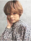 大人女子オススメ☆マッシュルームショートミルクティーアッシュ