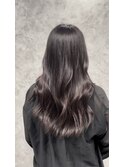 大人可愛い髪質改善カラー/ラベンダーグレージュ/艶巻き