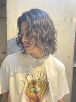 フィフス 渋谷(fifth) センターパートツイストスパイラルパーマメンズマッシュパーマ