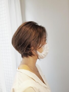ネオリーブアイム 横浜西口店(Neolive aim) 横浜☆20代~40代小顔ショートボブアッシュブラウン