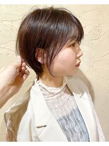 フェイバー 赤坂店(FAVOR)&nbsp;【顔周りの抜け感】丸みショートボブ☆
