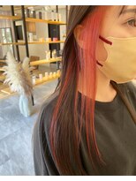 パプスドコワフュール 甲子園口店(Pap's de coiffeur) インナーレッドカラー