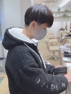 モリオフロムロンドン 松戸店(Morio from London) 【松戸 岩口】黒髪ナチュラル束感マッシュショート