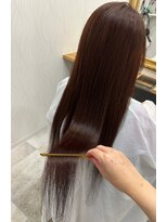 ヘアーカルチャー おゆみ野店(HAIR CULTURE) スーパーロングストレート艶髪大人可愛い髪質改善カラー