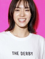 ダービー(THE DERBY)&nbsp;【THE DERBY】#デザインカラー#オリーブベージュ#レイヤーカット