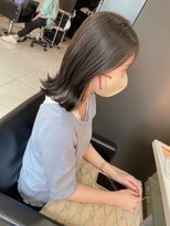 ソーホーニューヨーク 函館店(SOHOnewyork)&nbsp;透明感ダークトーン/函館/五稜郭/美容室/韓国風/くびれミディ