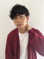 メンズカット 無造作パーマ ツーブロック