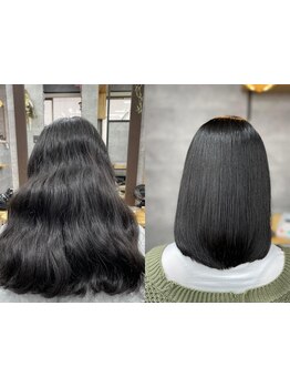 ダメージレスの縮毛矯正＆髪質改善トリートメントで一人ひとりのお悩み解決します！