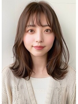 ブロウ ネックス ザ サロン 表参道(VLOW nex the salon) くびれレイヤー.グレージュ.韓国.韓国風