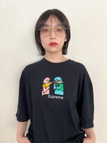 ガーデンヨコハマエスト(GARDEN YOKOHAMA est)&nbsp;前髪　こなれミディ　イメチェン　モード　カジュアル