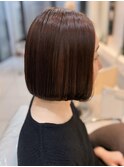 本八幡×肩上ボブ×暖色カラー