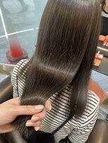 リフトバイマグ 松本駅前店(lift by mag)&nbsp;髪質改善カラーアッシュブラウン透明感ロングヘア艶髪