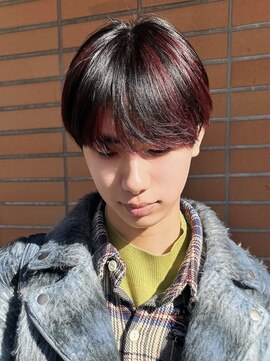 ボコカ(bococa) 【macana指名】デザインカラー ボルドー ショート 向ヶ丘遊園