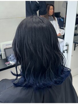 アライブ ハラジュク(ALIVE harajuku) 【ALIVE 夕貴】ブルーグラデーションカラー