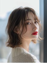 アボヘアー(Abo hair)&nbsp;20代30代40代ふんわりカール×ナチュラル×小顔×切りっぱなし