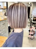 表参道ダブルカラーブリーチインナーカラー10代20代30代