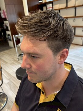 クラップス 横須賀中央店(CLAPS) ベリーショートメンズマッシュツイストパーマボウズツーブロック