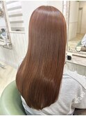 オレンジベージュカラー/髪質改善oggiottoトリートメント
