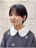 黒髪ショート　ショートヘア　京都美容室　進詩織