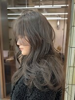 パークレーン アイス イヴェン(park lane ICI yeven)&nbsp;ブリーチなしダブルカラーオリーブグレージュくすみ冬カラー