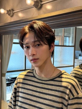 メンズココ 日本橋店(MENS COCO) シースルーセンターパート ダウンパーマ