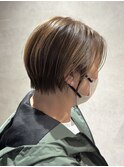 大人ガーリー/ダークアッシュ/似合わせカット/鶴ヶ峰SK101