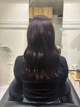 フイ(HUI) 大人可愛いブリーチ無しツヤ感ラベンダーカラー/natsuki