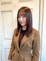 ロニカ 銀座(LOuNICA)&nbsp;小顔/ココアベージュ/地毛風ストレート/ヘアケア #銀座#東銀座
