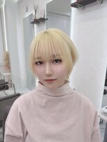 アイセ(I.se Eir TOKYO)&nbsp;ホワイトブロンド/ダブルカラー/ケアブリーチ/ショート