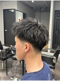 テーパーフェードスパイキーショート