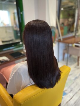 クラウンドット 銀座(crowndot) 髪質改善トリートメント×縮毛矯正【東銀座,銀座美容室】