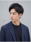 スパイキーショートツイストスパイラルスーツセンターパート